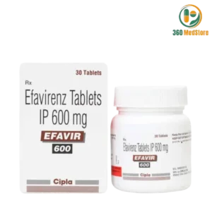 Efavir 600 – Efavirenz 600mg 30 Tablets (Sustiva) - Antiretroviral Medication