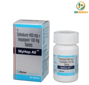 Myhep All - Sofosbuvir 400mg and Velpatasvir 100mg 28 Tablets (Epclusa) - Antiviral Medication