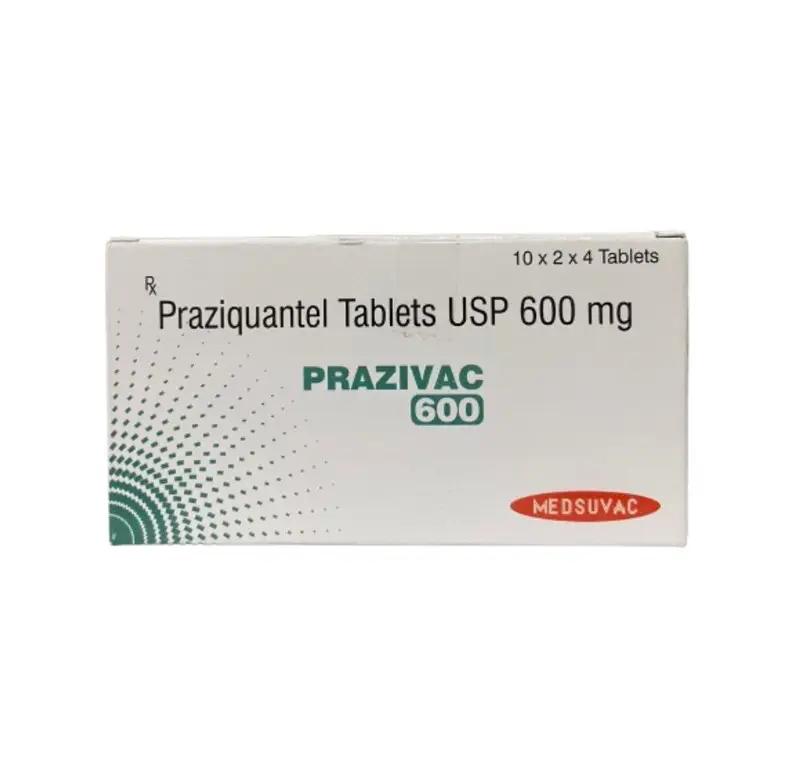 Prazivac 600mg (Praziquantel) Tablet