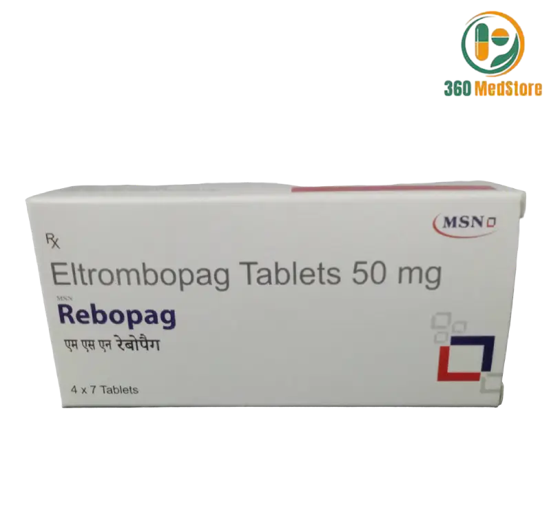 Rebopag 50 mg (Eltrombopag) Tablet