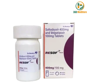 Resof Total - Sofosbuvir 400mg and Velpatasvir 100mg 28 Tablets (Epclusa) - Antiviral Medication