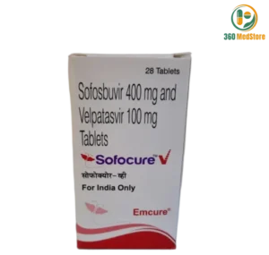 Sofocure V - Sofosbuvir 400mg and Velpatasvir 100mg 28 Tablets (Epclusa) - Antiviral Medication