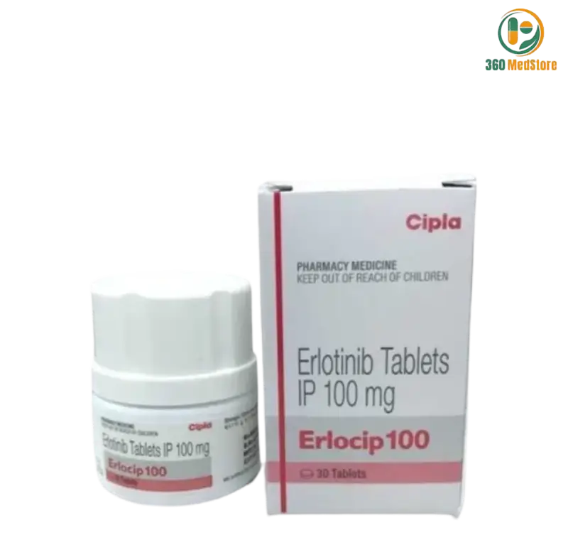 Erlocip - Erlotinib 150mg x 30 Tablets (Generic Tarceva) - Lung and Pancreatic Cancers Medication