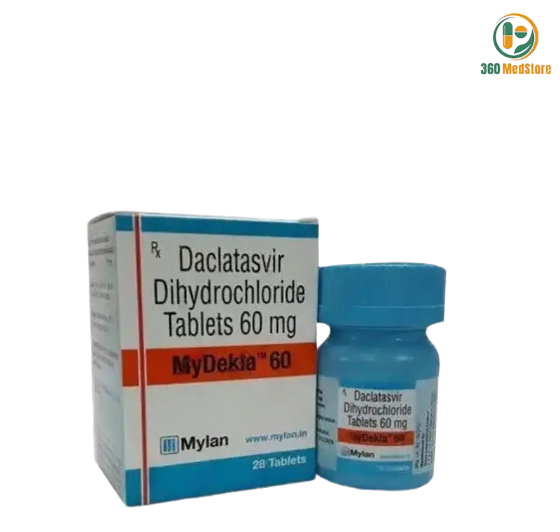 Mydekla - Daclatasvir 60mg x 28 Tablets (Generic Daklinza) - Hepatitis C Medication