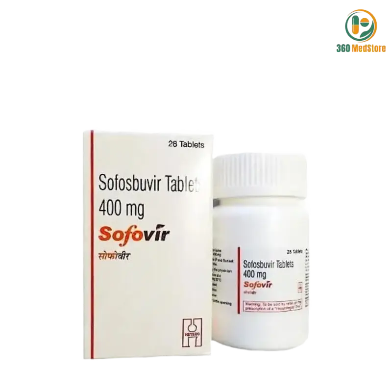Sofovir - Sofosbuvir 400 mg Tablets (Generic Sovaldi) - Hepatitis C Medication