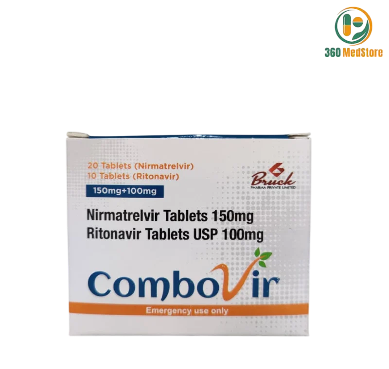 NIRMATRELVIR 150 mg + RITONAVIR 100 mg (Combovir) 10 + 20 Tablets