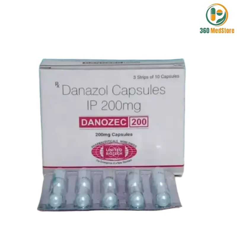 DANAZOL 200 mg (Danozec) × 30 Capsules