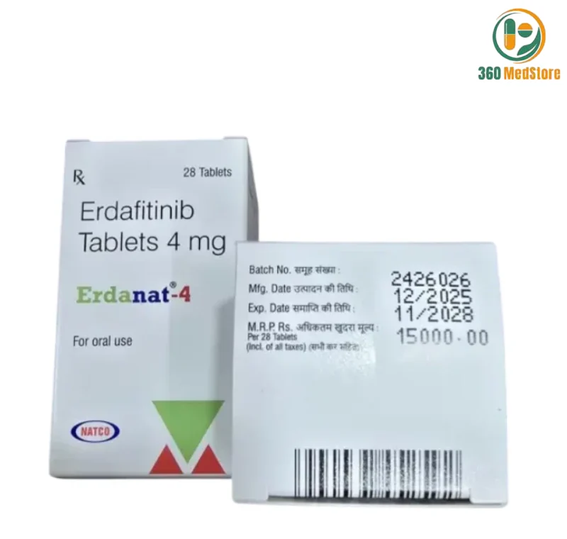 ERDAFITINIB 4 mg (Erdanat) × 28 Tablets