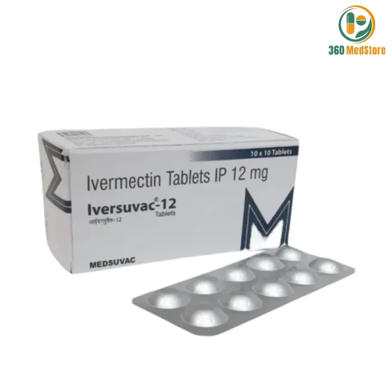 IVERMECTIN 12 mg (Iversuvac) × 100 Tablets