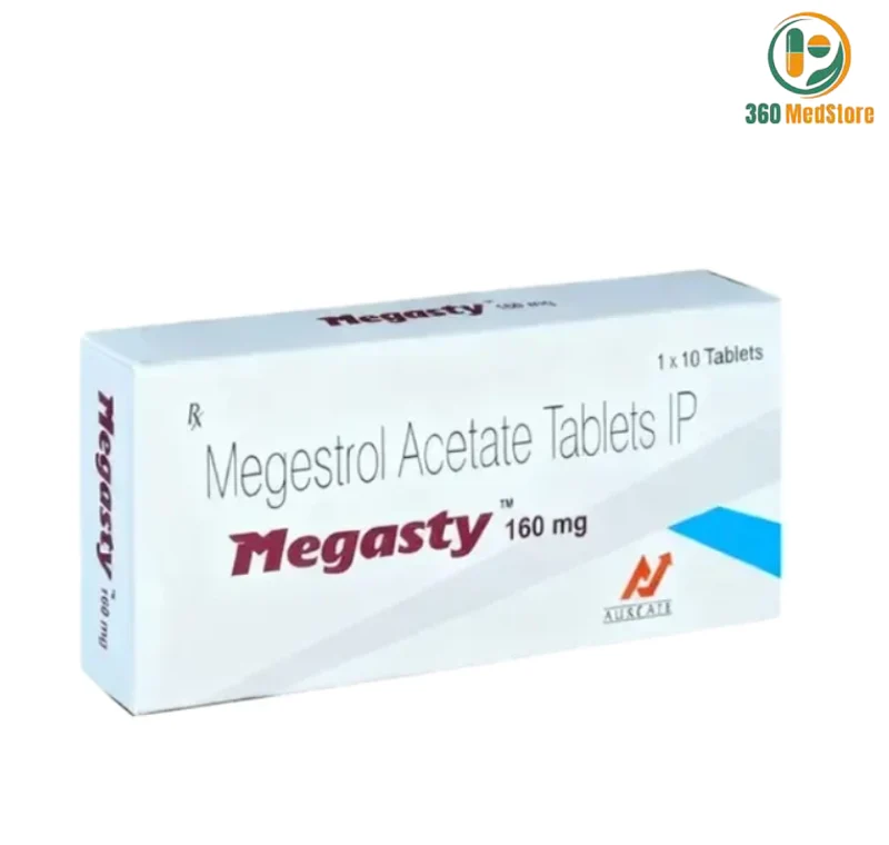 MEGESTROL 160 mg (Megasty) × 10 Tablets