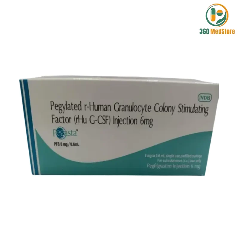 PEGFILGRASTIM 6 mg/0.6 mL (Pegasta) Injection
