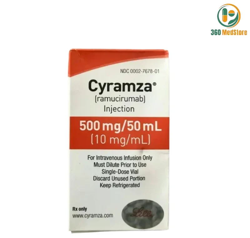 RAMUCIRUMAB 500 MG/50 ML (Cyramza) Injection